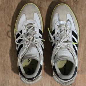 IVY PARK White and Black Sneakers with Neon Accents